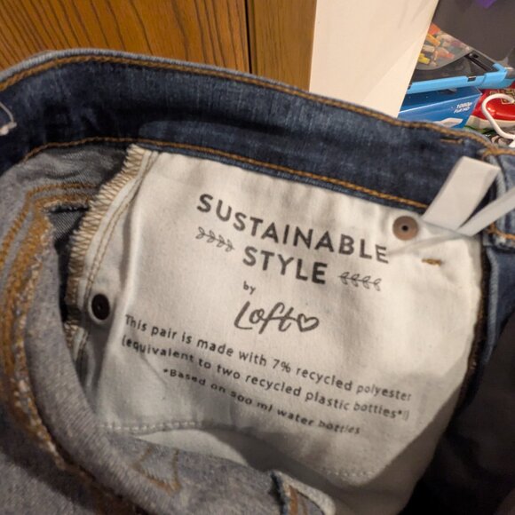 Loft Sustainable Style Skinny Jeans- Size 28/6 - Picture 4 of 5